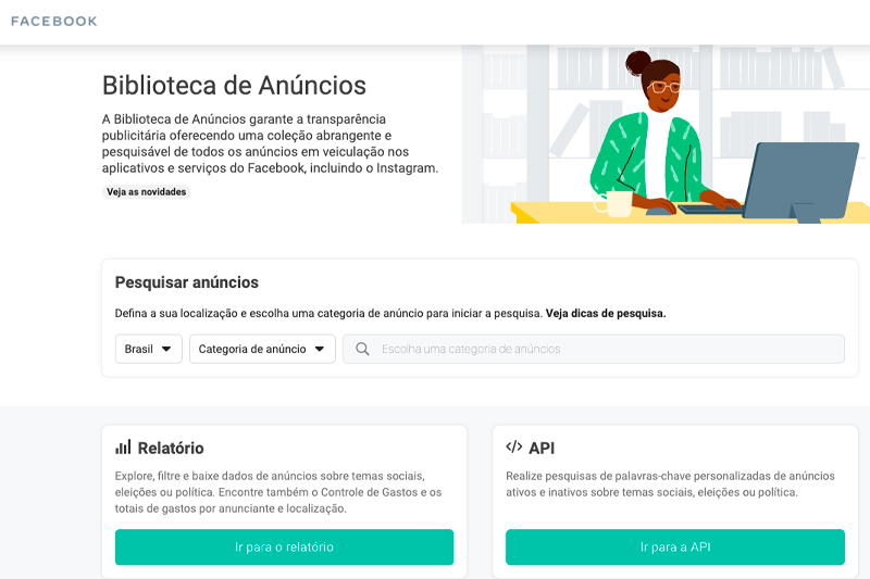 leads blog biblioteca de anuncios meta